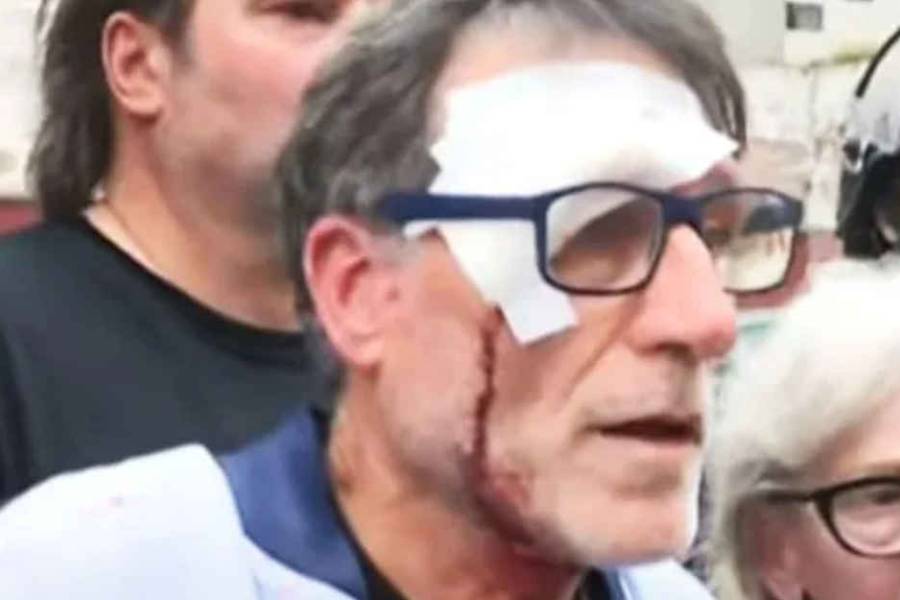 Represión en Congreso: la Policía hirió al Padre Paco en la marcha de jubilados