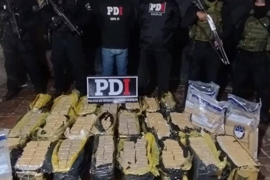 Santa Fe: la PDI secuestró más de 500 kilos de marihuana en un allanamiento