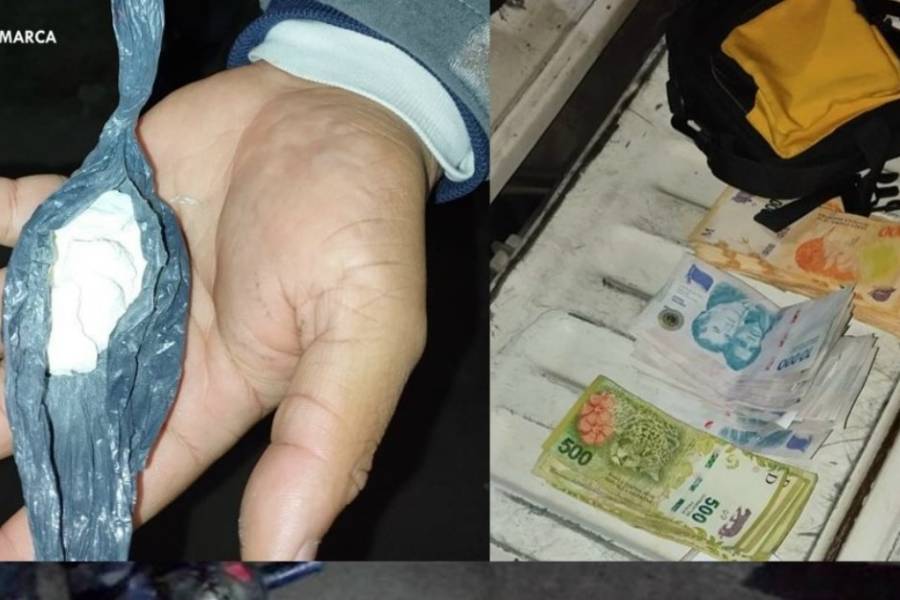 Secuestran cocaína y más de $400 mil en un operativo en Valle Viejo