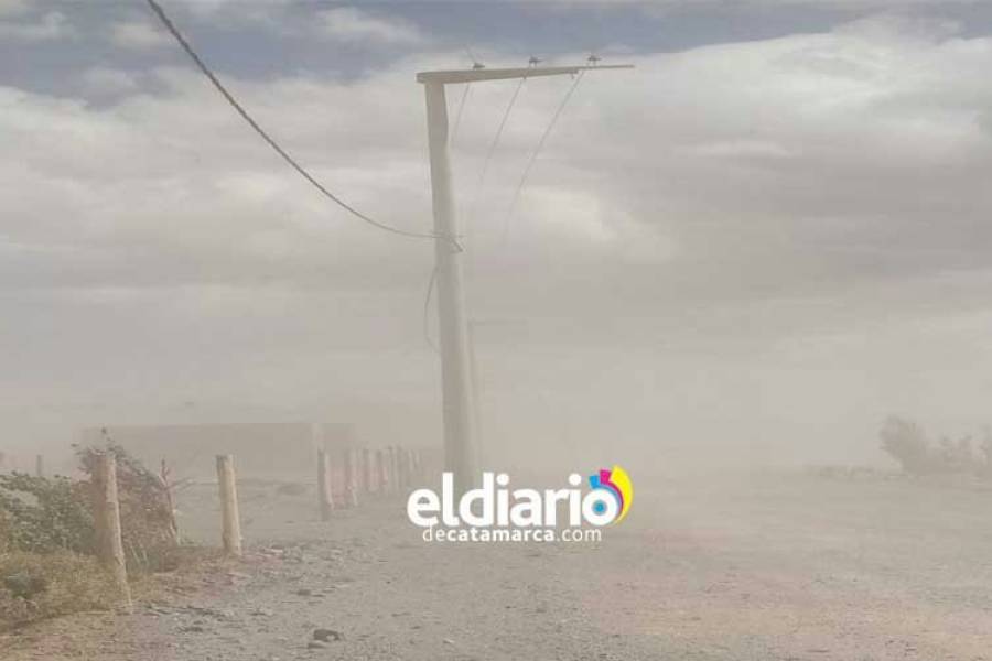 Alerta por vientos fuertes en el interior provincial