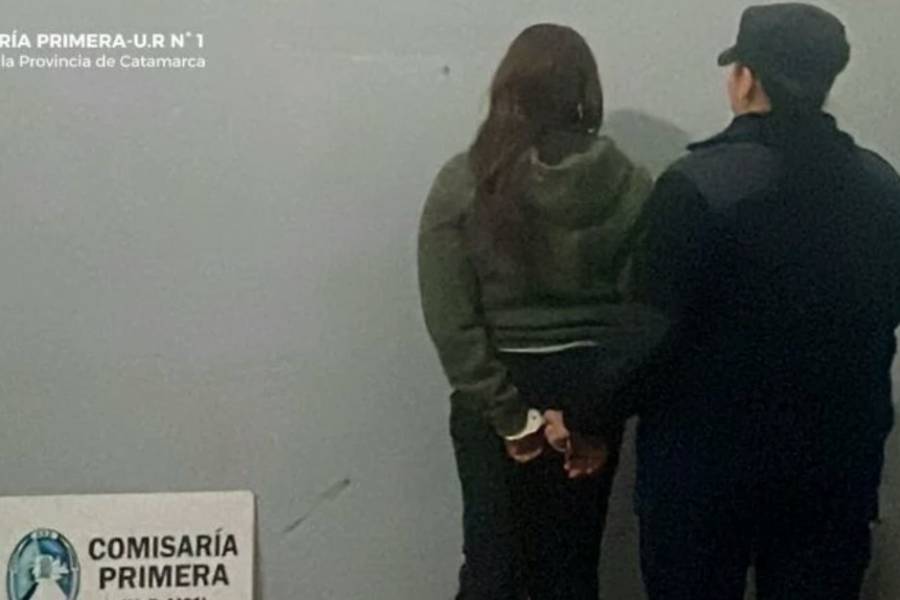 Robó más de $300 mil y fue detenida cuando intentaba escapar