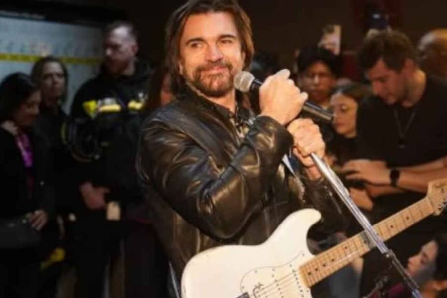 Juanes hizo un show gratuito en el subte de Buenos Aires