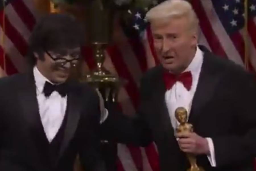 Imitaron a Javier Milei en “Saturday Night Live”, uno de los programas más vistos de la televisión de EEUU