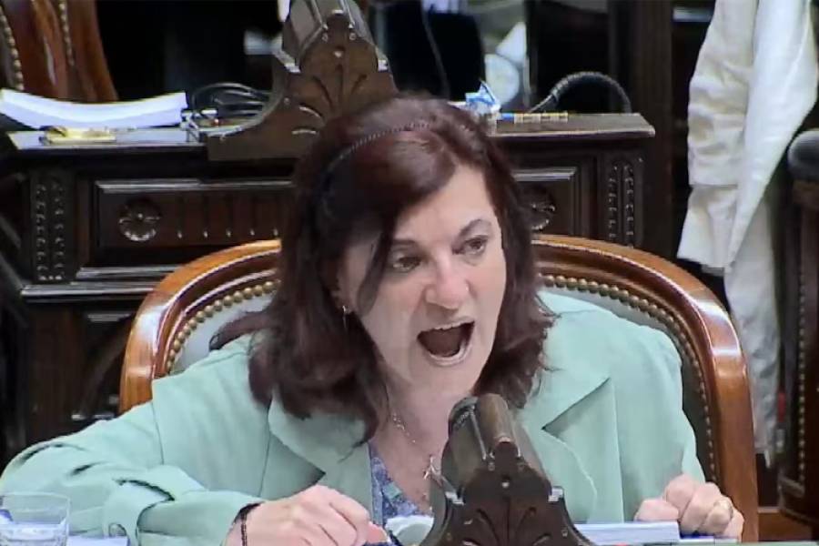 “Oligarca caballero”: Kelly Olmos recitó un himno peronista en medio del debate por la reforma laboral