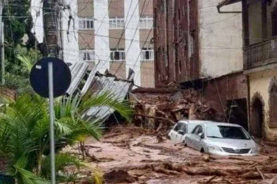 Brasil: murieron 46 personas por fuertes lluvias en Minas Gerais