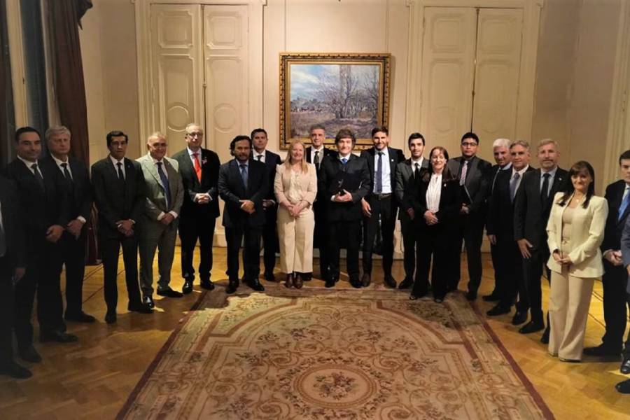 Jalil entre los diez gobernadores invitados  por Milei  a Nueva York