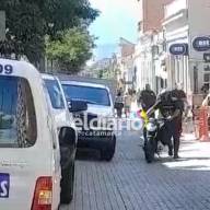 Peligro: Perdida de gas domiciliario en instalaciones del Banco Santiago