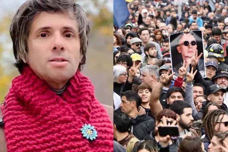 Tensión en vivo: Robertito Funes Ugarte criticaba a los ricoteros pero la producción no le bajaba la música