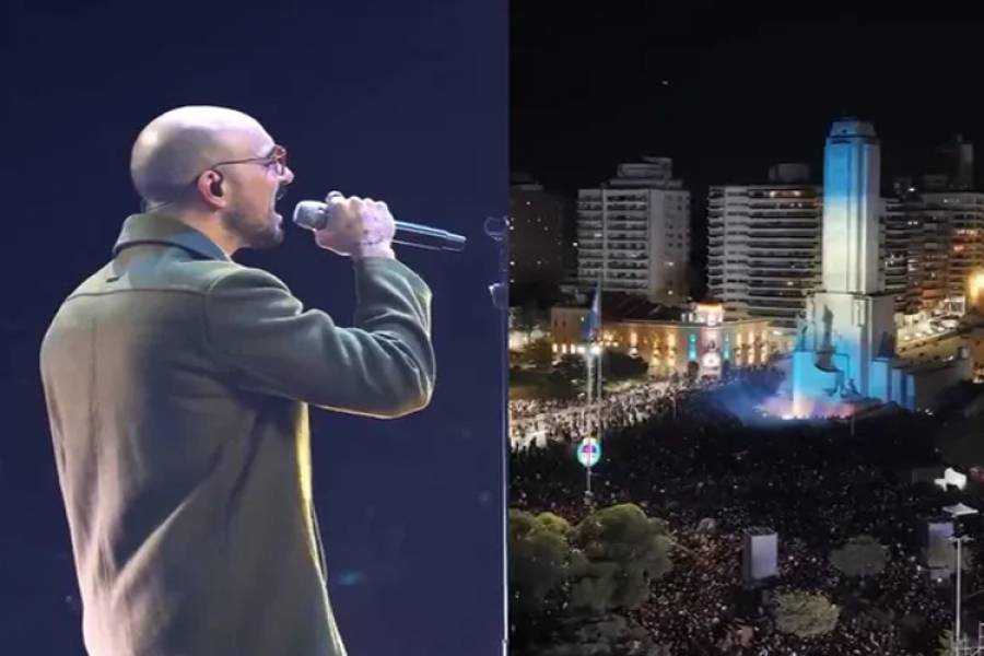 Abel Pintos homenajeó a Indio Solari en Rosario