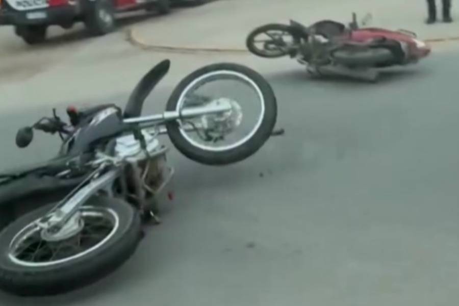 Choque de motos en Sumalao