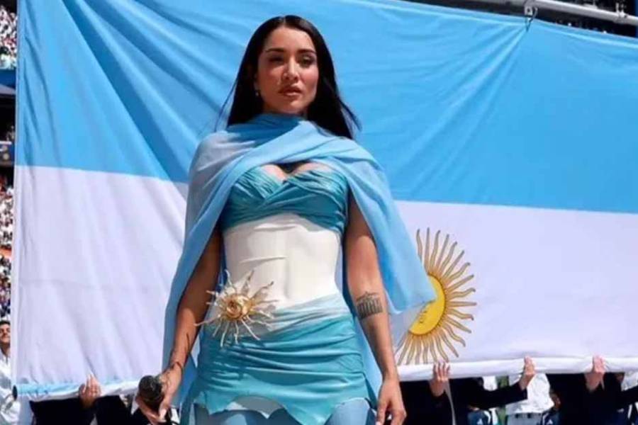 Críticas atroces: mirá quiénes destrozaron el look de María Becerra en la final del Mundial