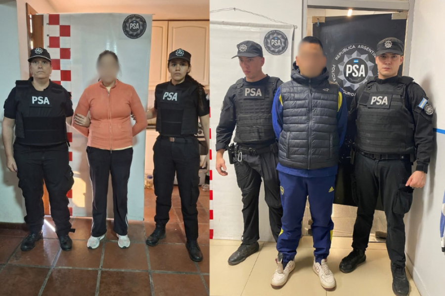 Detienen a una pareja narco con más de seis kilos de droga y un arsenal en Mendoza 