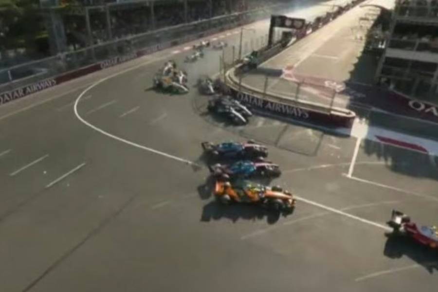 Los Alpine, fuera de carrera: Franco Colapinto y Pierre Gasly chocaron en el GP de Azerbaiyán