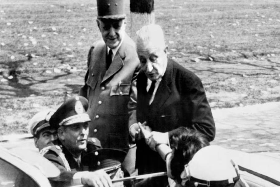 De Gaulle en la Argentina: la visita que Perón, desde el exilio, convirtió en una batalla política