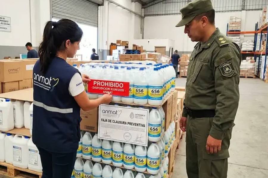 La Anmat prohibió la venta en todo el país de la lavandina marca 656 PROFESIONAL